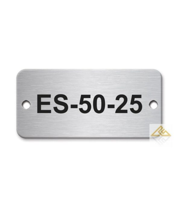 Stainless Steel Name Plate 50mm x 25mm
