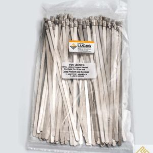 Uncoated Stainless Steel Cable Ties 100 per Pack
