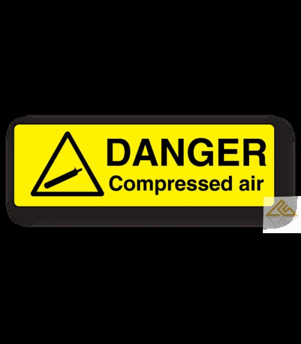 Danger Compressed Air Label