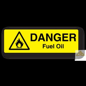 Danger Fuel Oil Label