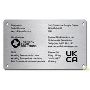 Stainless Steel Name Plate 200mm x 150mm