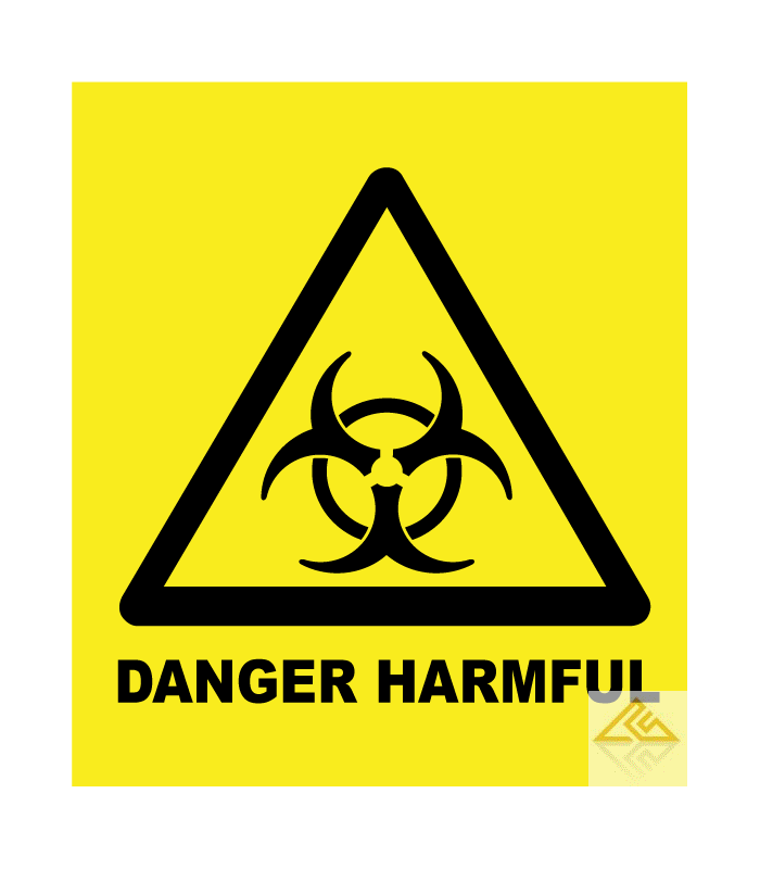 Harmful Danger Labels - Engraved Traffolyte