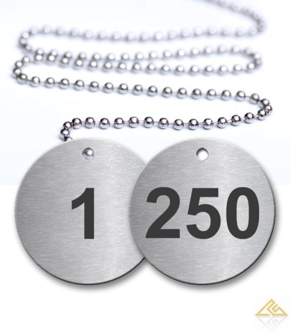 1-200 Pre-Defined Numbered Tags